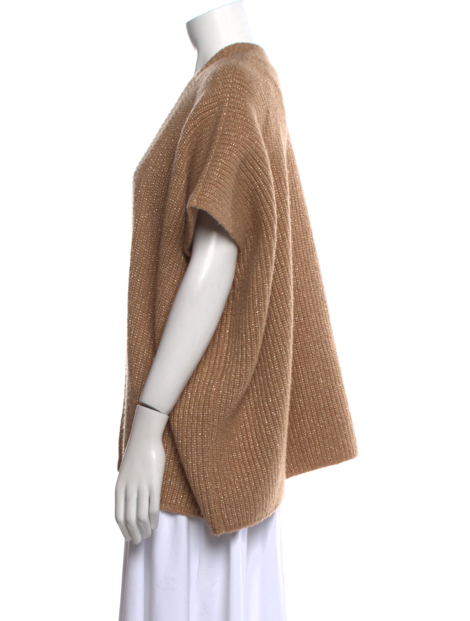 LE TRICOT PERUGIA Virgin Wool Open Front Sweater