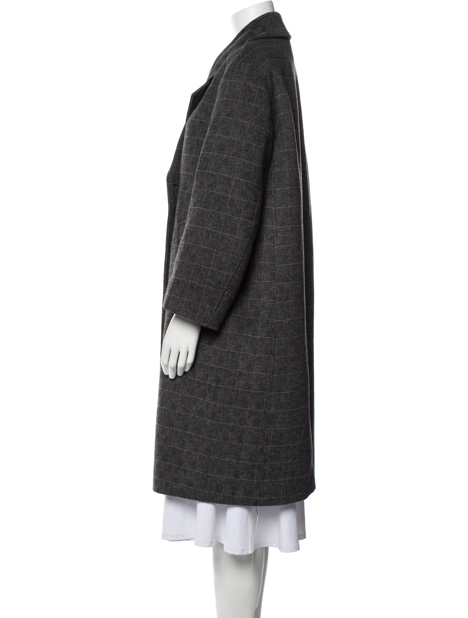 Les Coyotes De Paris Tweed Pattern Coat