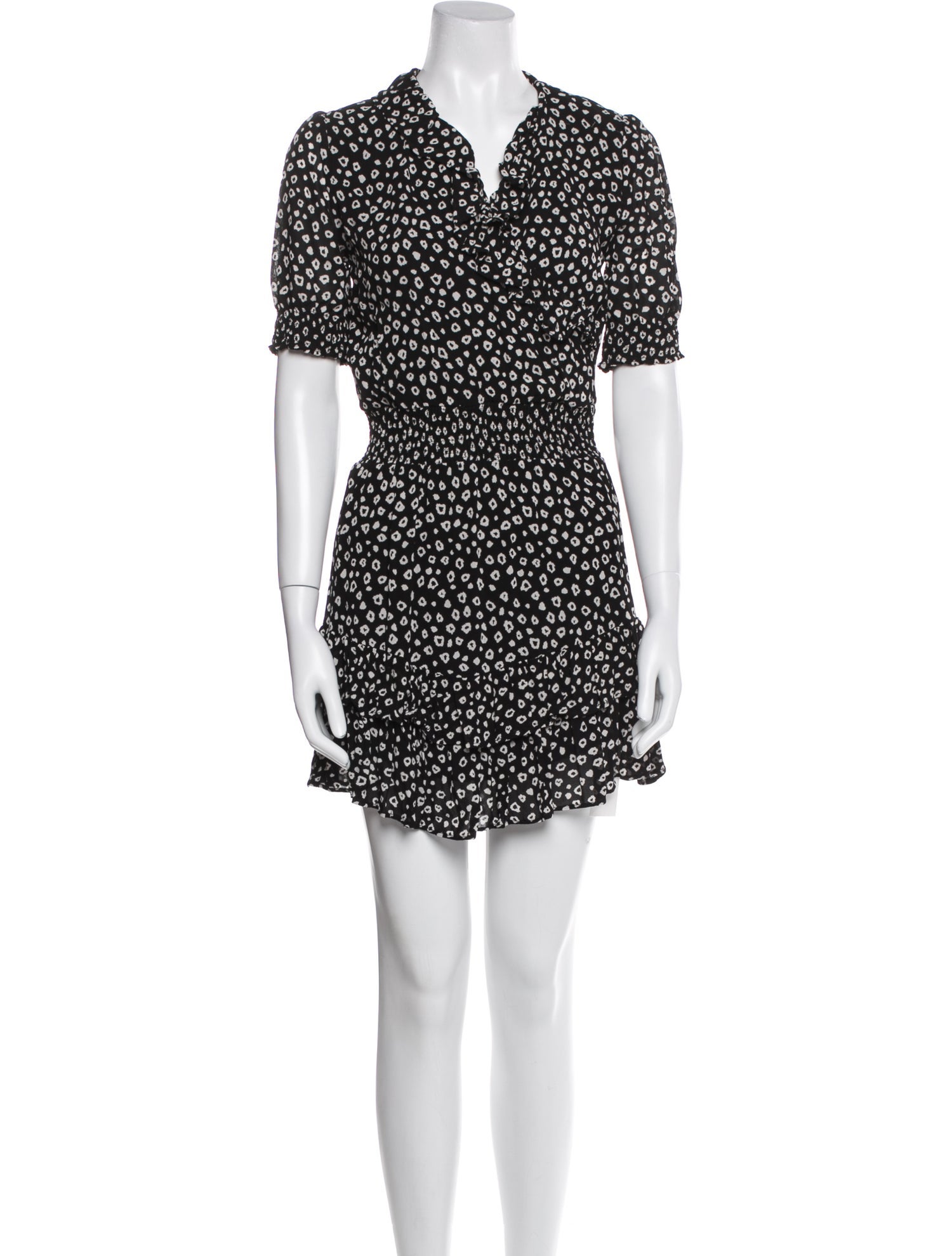 Les Coyotes De Paris Printed Mini Dress