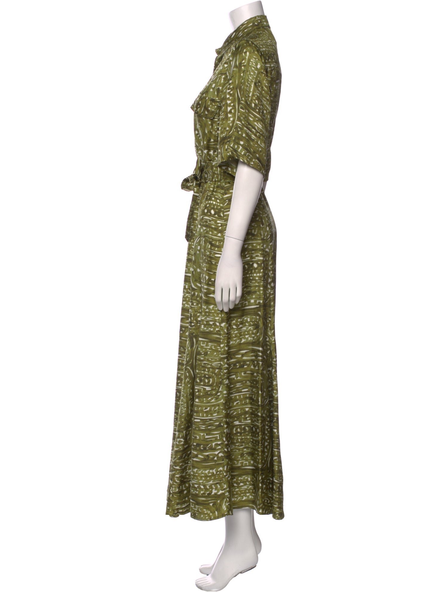 Les Coyotes De Paris Silk Long Dress