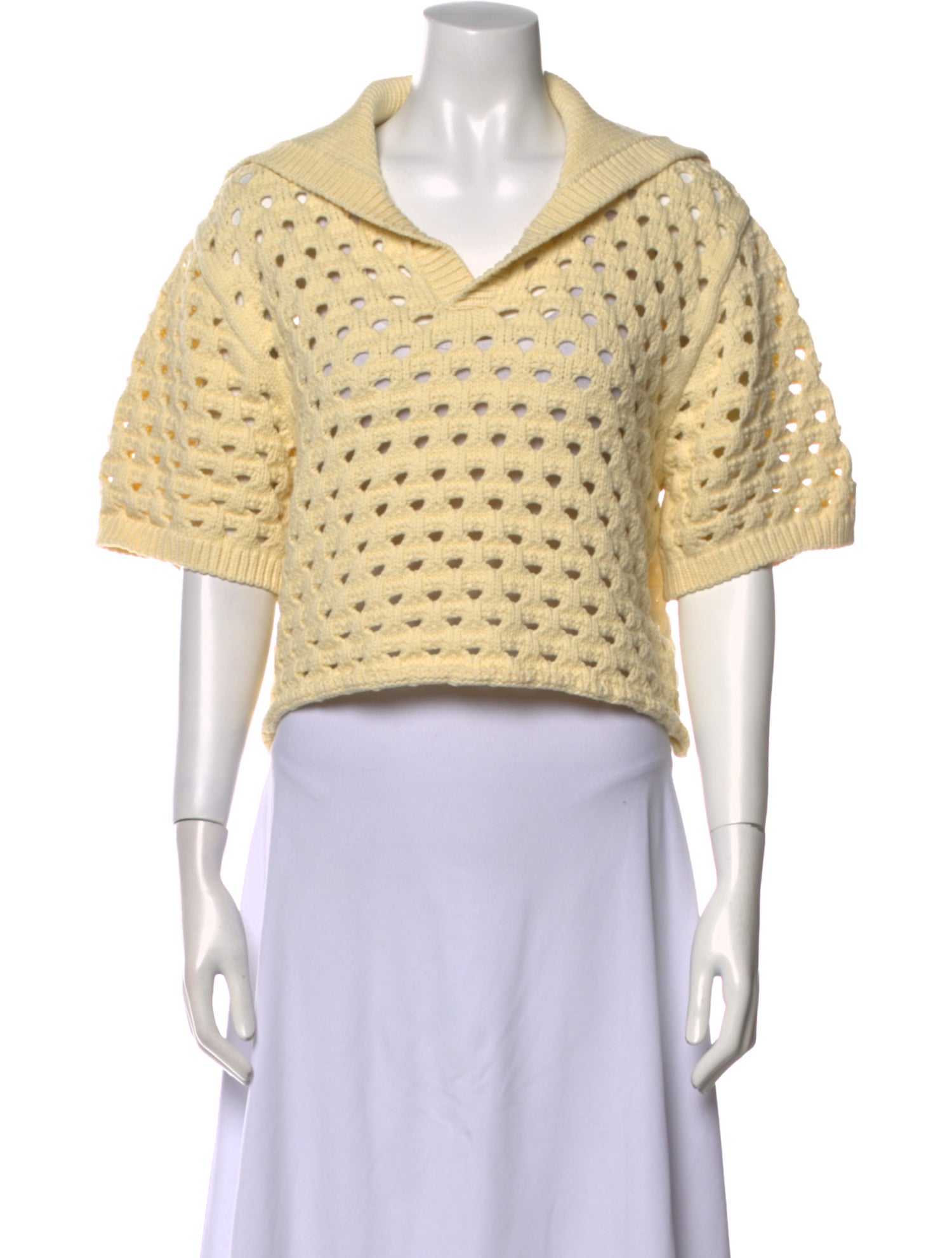 Les Coyotes De Paris Printed V-Neck Sweater