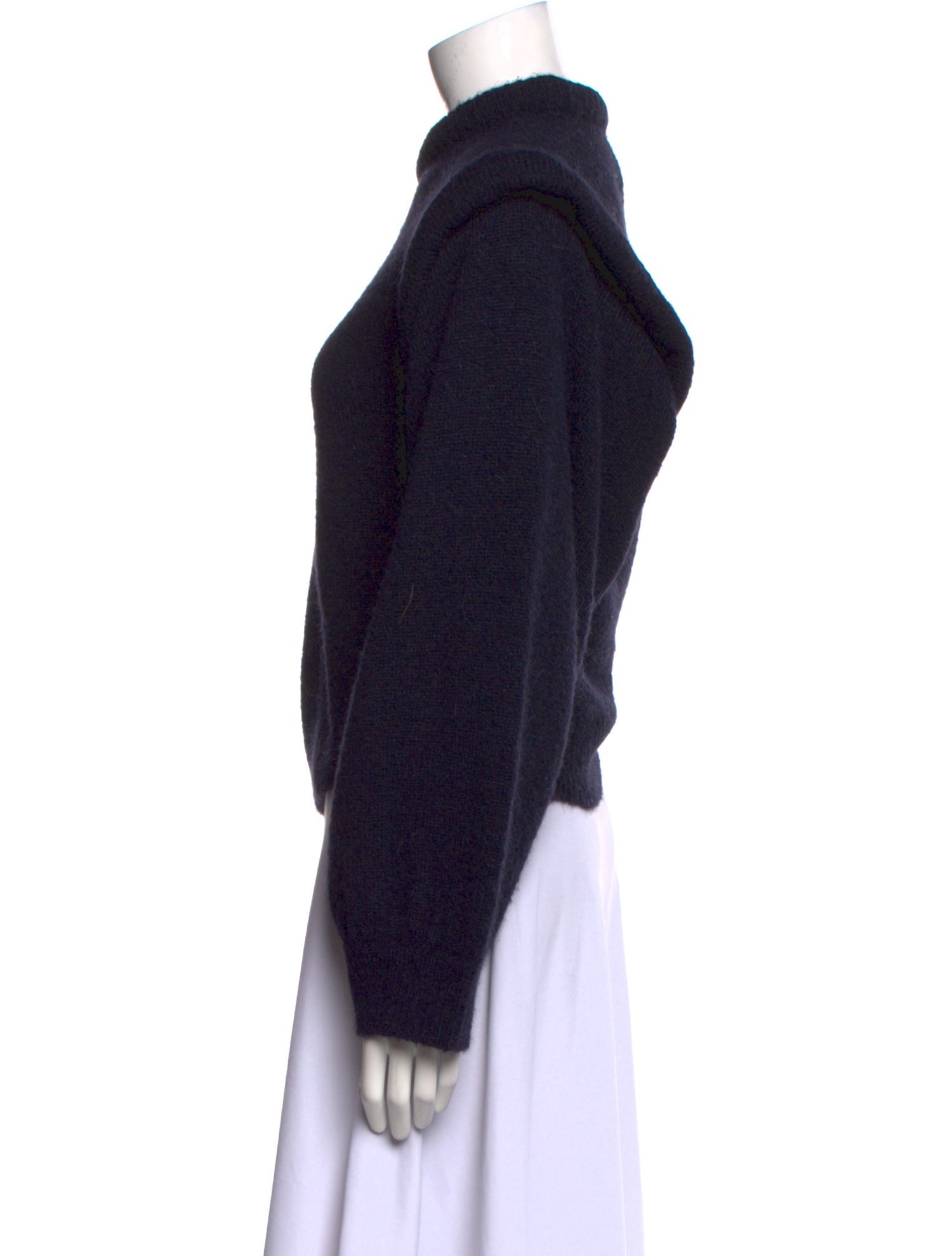 Les Coyotes De Paris Alpaca Mock Neck Sweater