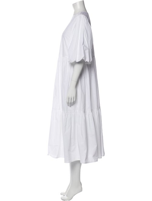 Les Coyotes De Paris Scoop Neck Long Dress