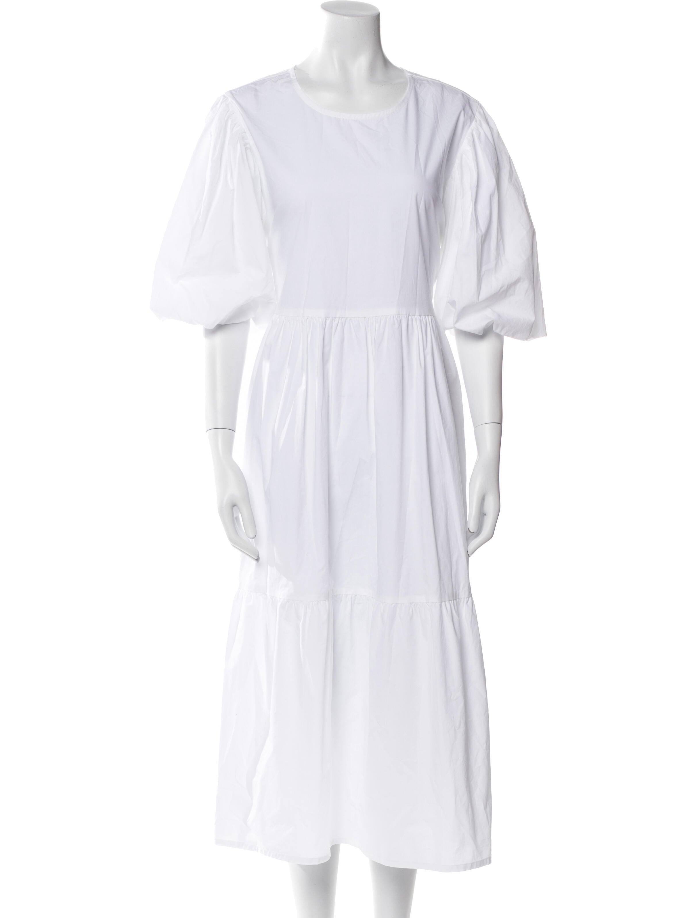 Les Coyotes De Paris Scoop Neck Long Dress