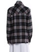 Les Coyotes De Paris Virgin Wool Plaid Print Jacket