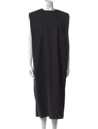 Les Coyotes De Paris Crew Neck Midi Length Dress