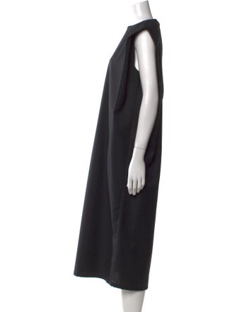 Les Coyotes De Paris Crew Neck Midi Length Dress