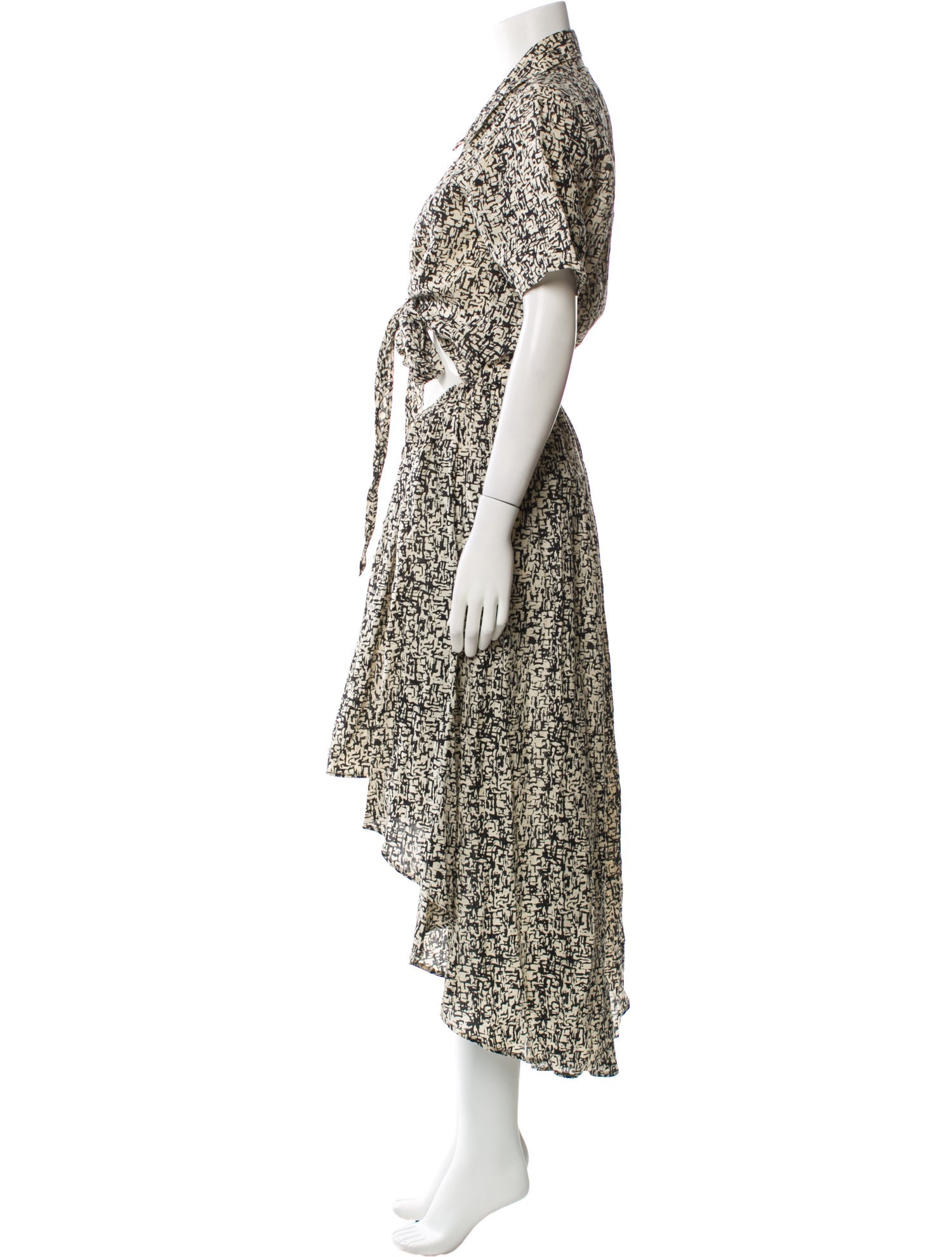 Les Coyotes De Paris Floral Print Long Dress w/ Tags