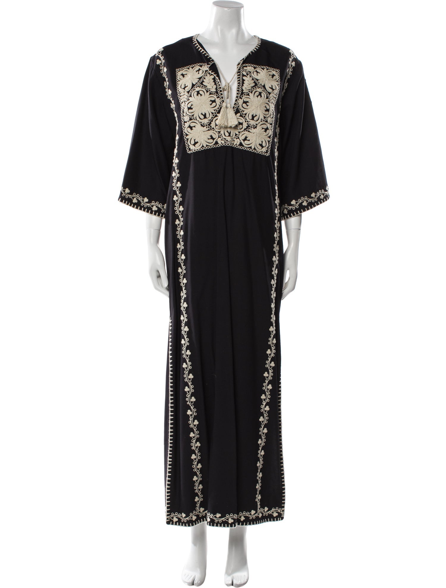 Les Coyotes De Paris V-Neck Long Dress