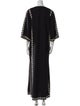 Les Coyotes De Paris V-Neck Long Dress