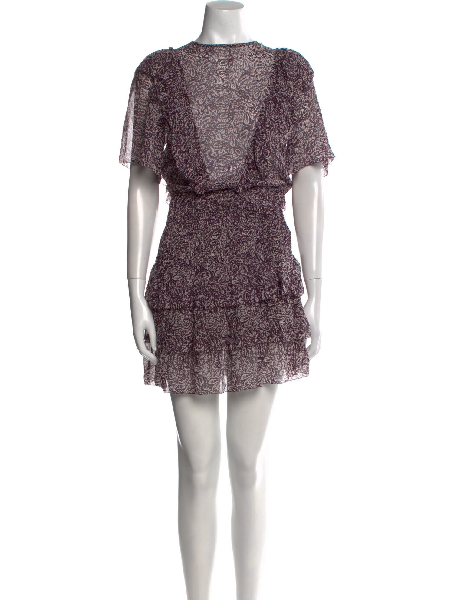 Les Coyotes De Paris Silk Mini Dress
