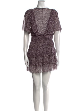 Les Coyotes De Paris Silk Mini Dress