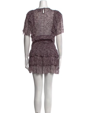 Les Coyotes De Paris Silk Mini Dress