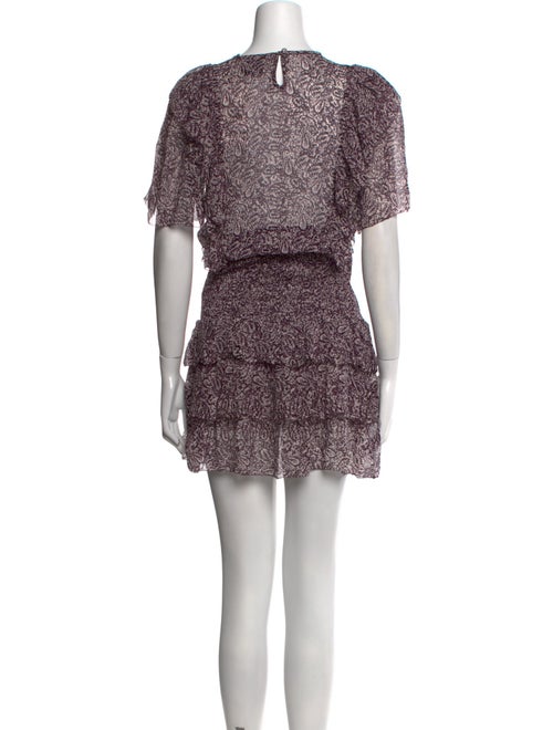 Les Coyotes De Paris Silk Mini Dress