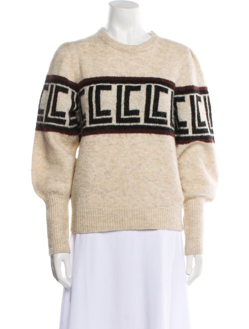 Les Coyotes De Paris Graphic Print Crew Neck Sweater