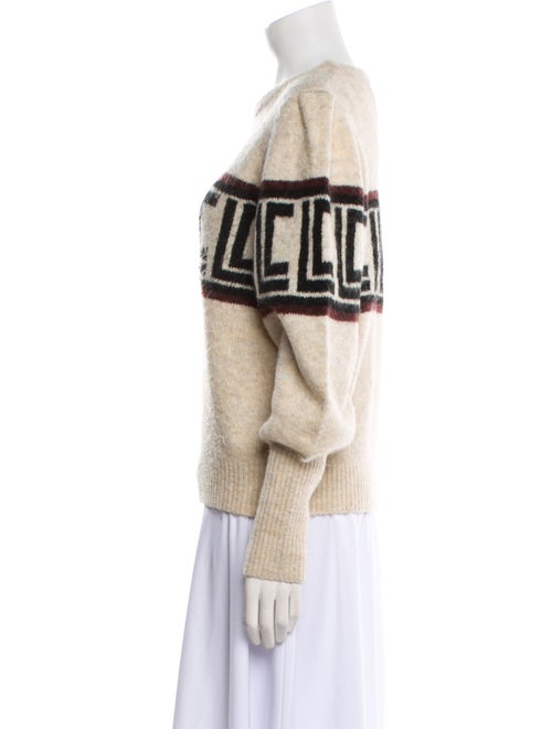 Les Coyotes De Paris Graphic Print Crew Neck Sweater