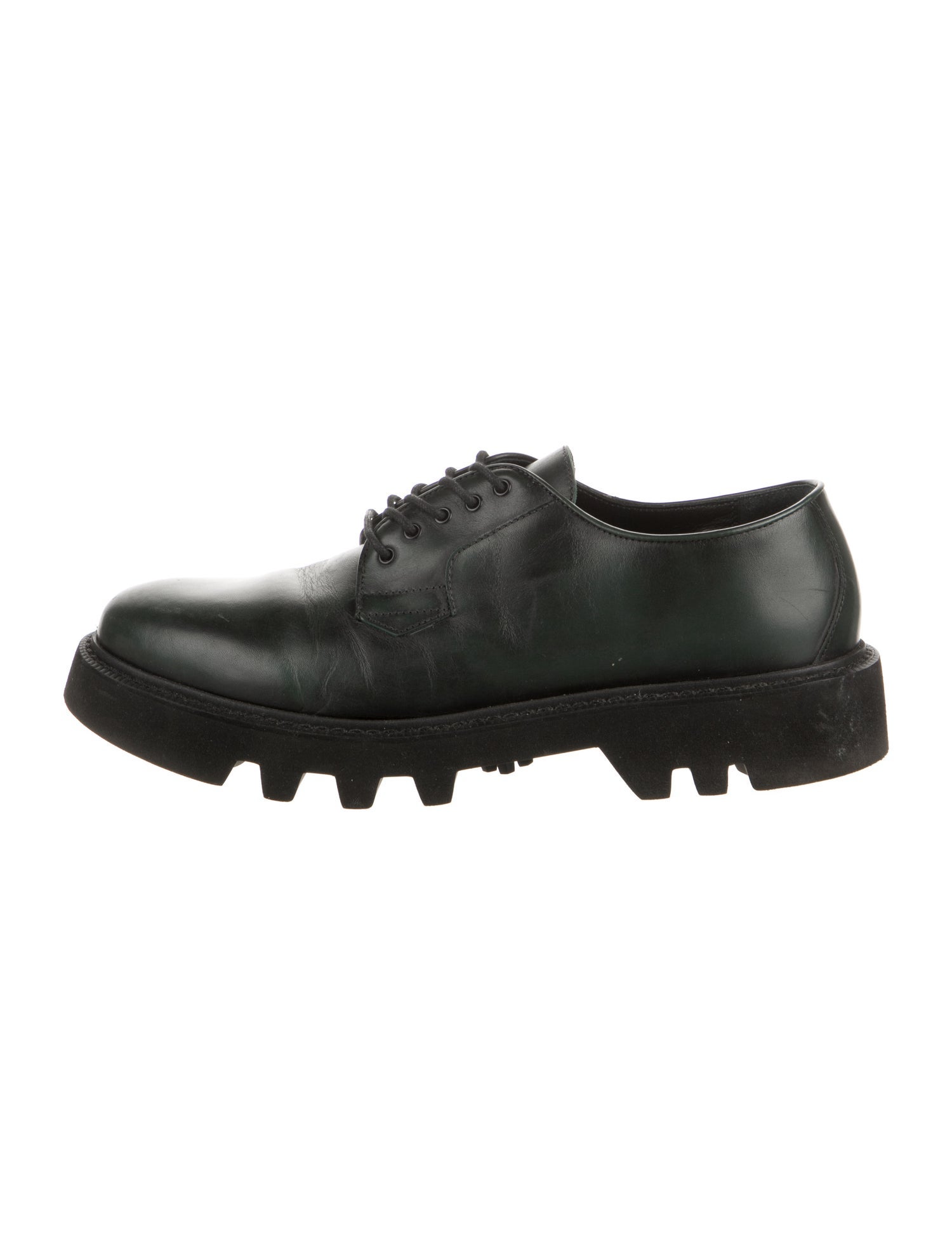 Leather Crown Leather Derby Shoes