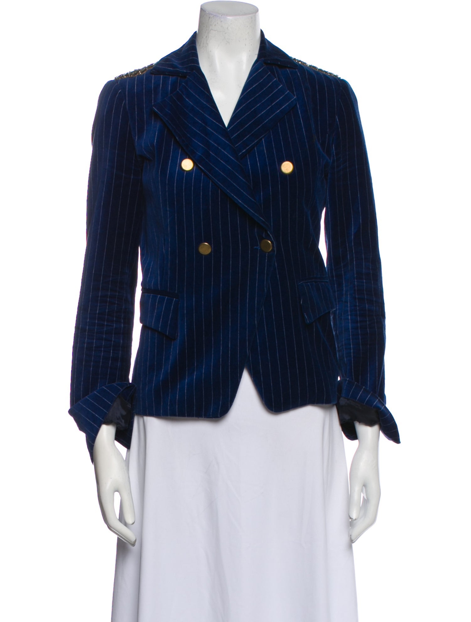 L' Edition Striped Blazer