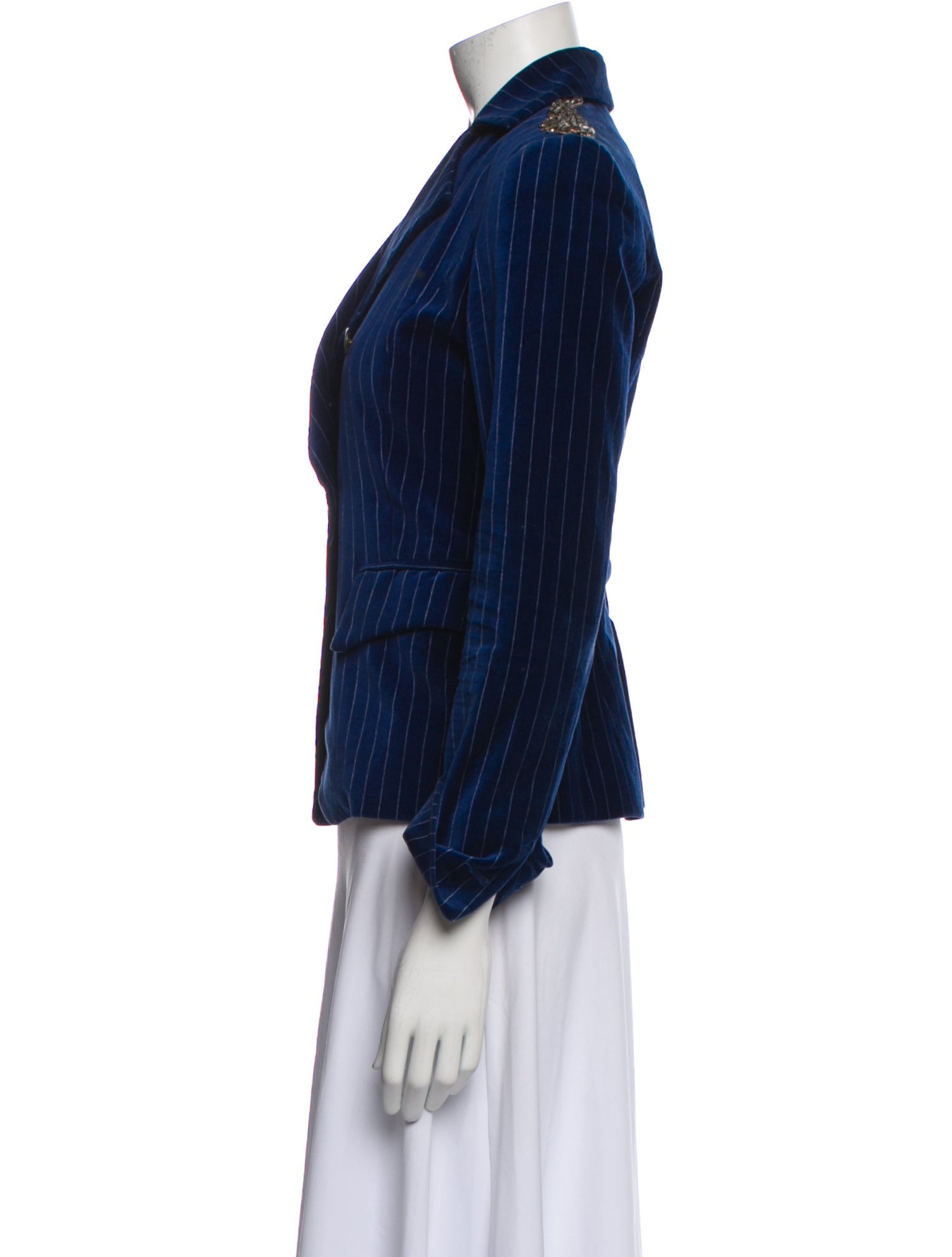 L' Edition Striped Blazer