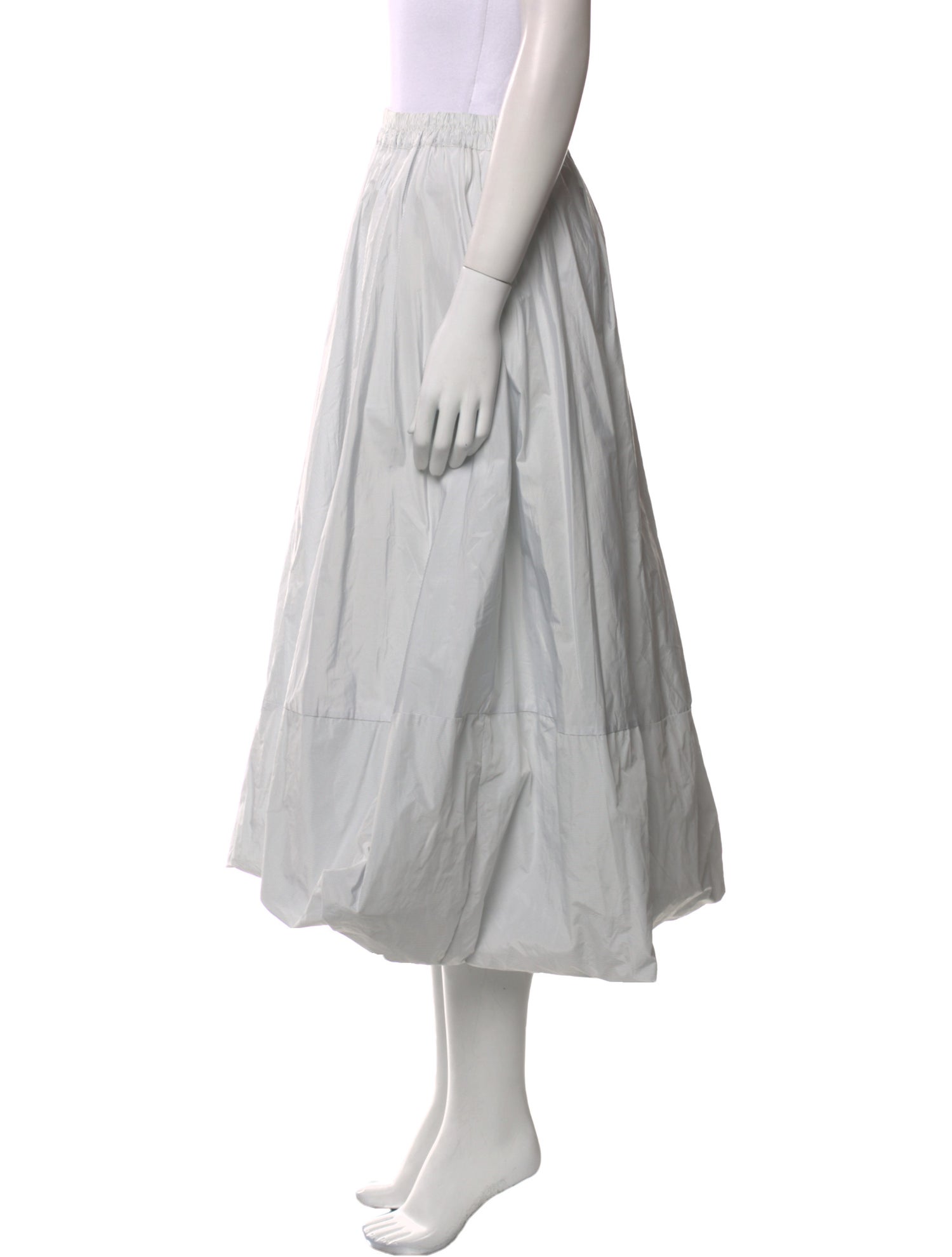 Les filles d'ailleurs Pleated Accents Midi Length Skirt w/ Tags