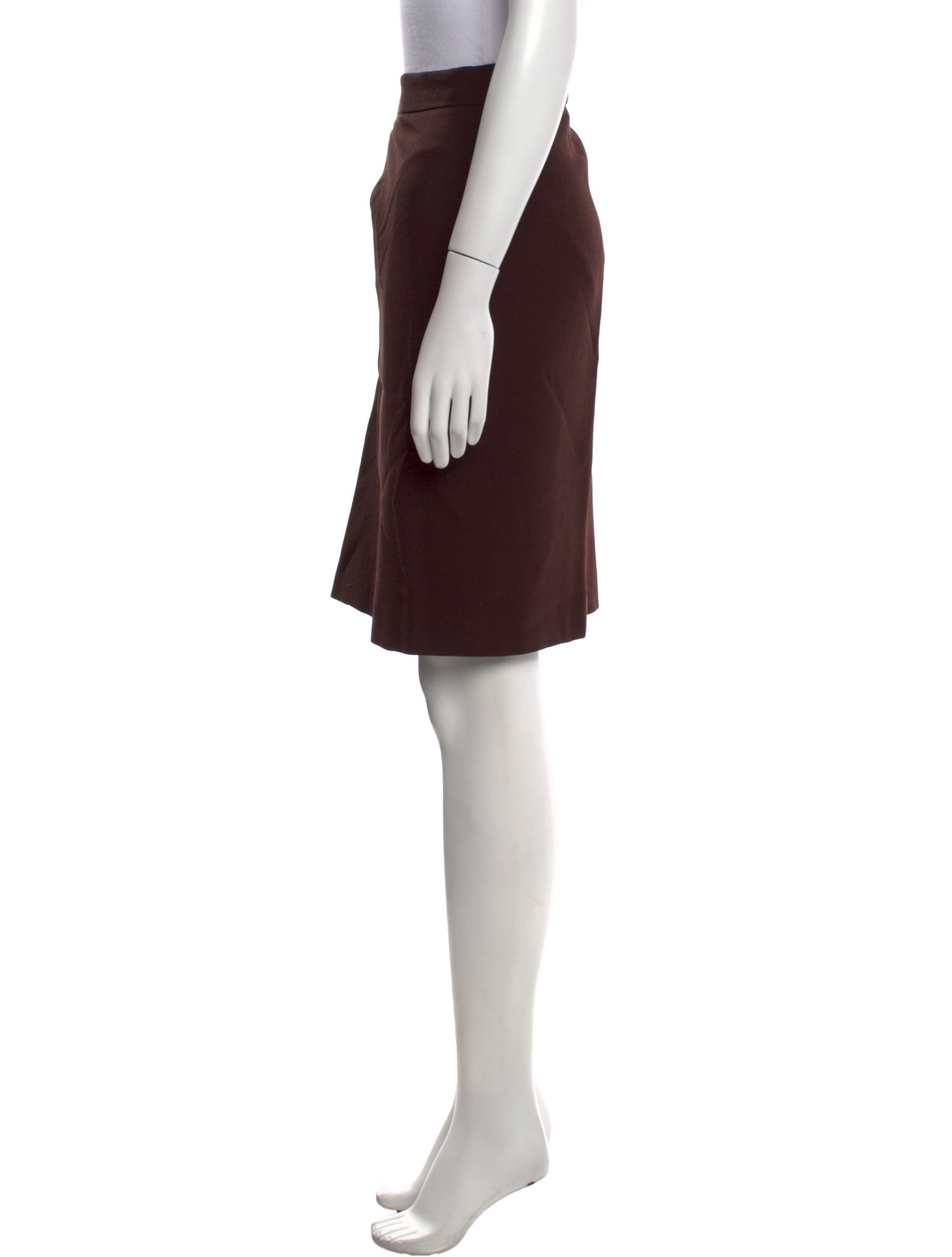 Lee Anderson Wool Knee-Length Skirt