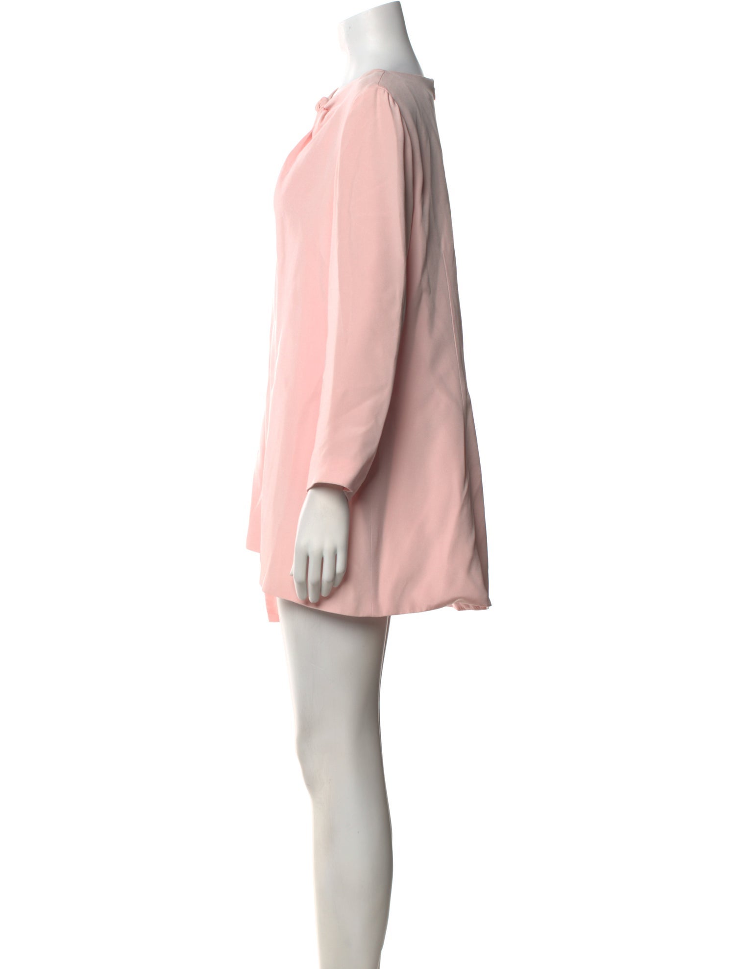 Lee Anderson Bateau Neckline Mini Dress