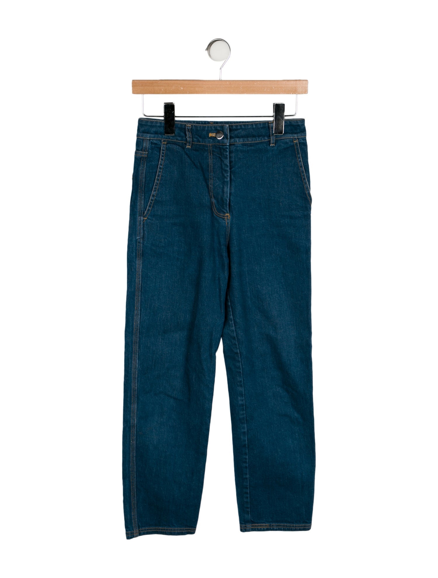 Lee Mathews High-Rise Straight Leg Jeans