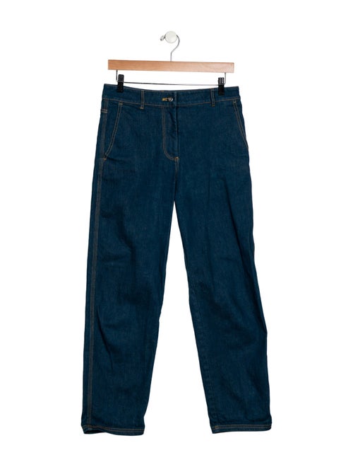 Lee Mathews High-Rise Straight Leg Jeans