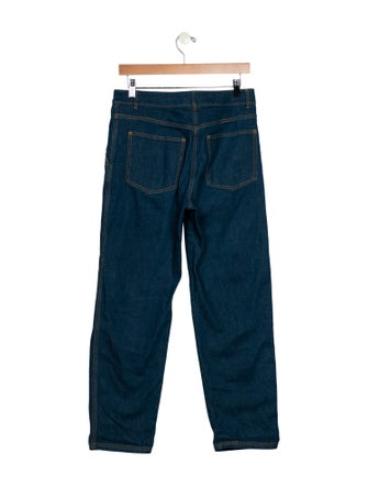 Lee Mathews High-Rise Straight Leg Jeans