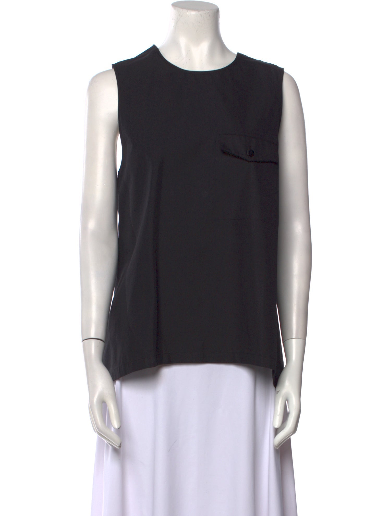 Lee Mathews Crew Neck Sleeveless Top w/ Tags