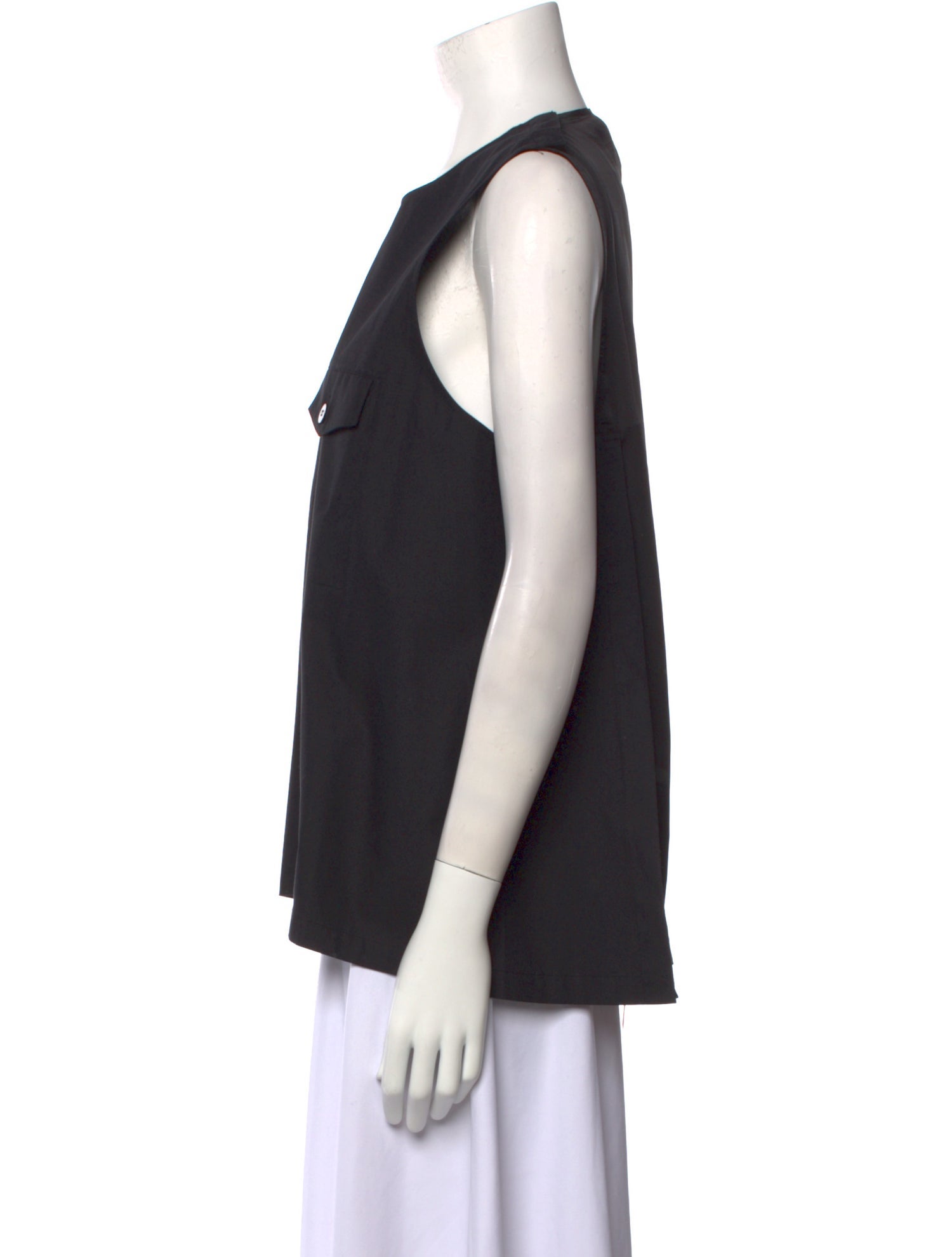 Lee Mathews Crew Neck Sleeveless Top w/ Tags