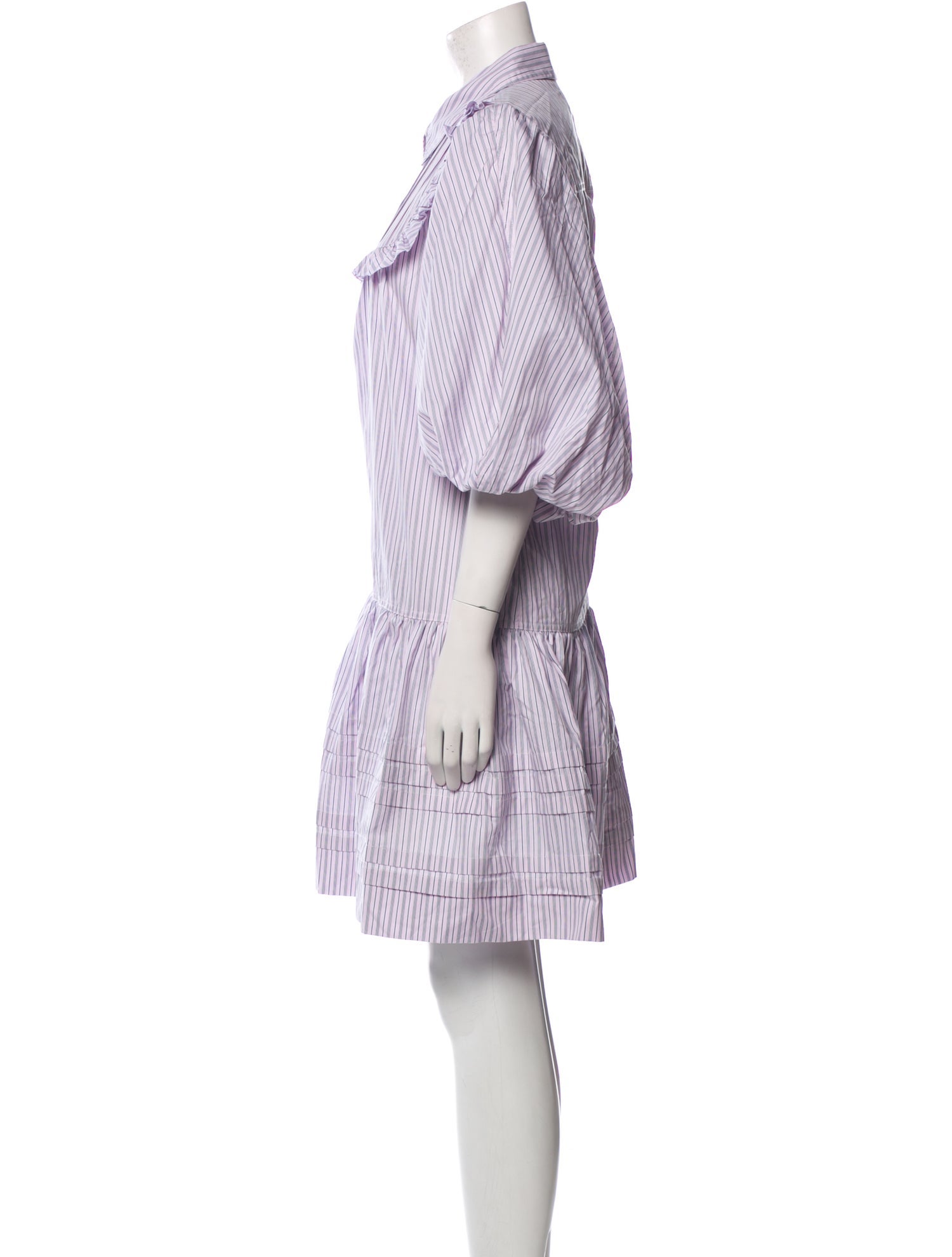 Lee Mathews Striped Knee-Length Dress w/ Tags