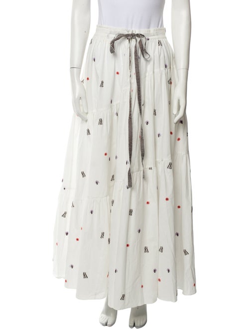 Lee Mathews Printed Long Skirt