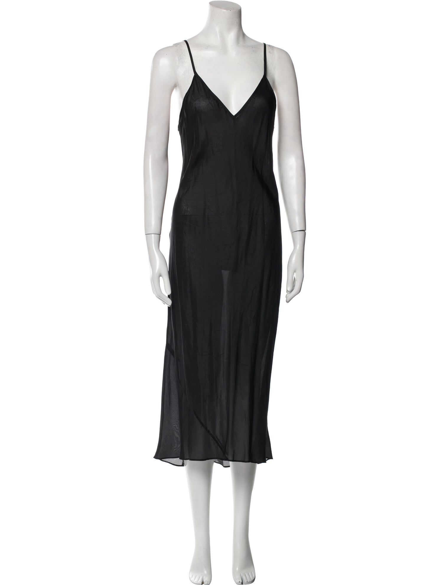 Lee Mathews Silk Long Dress