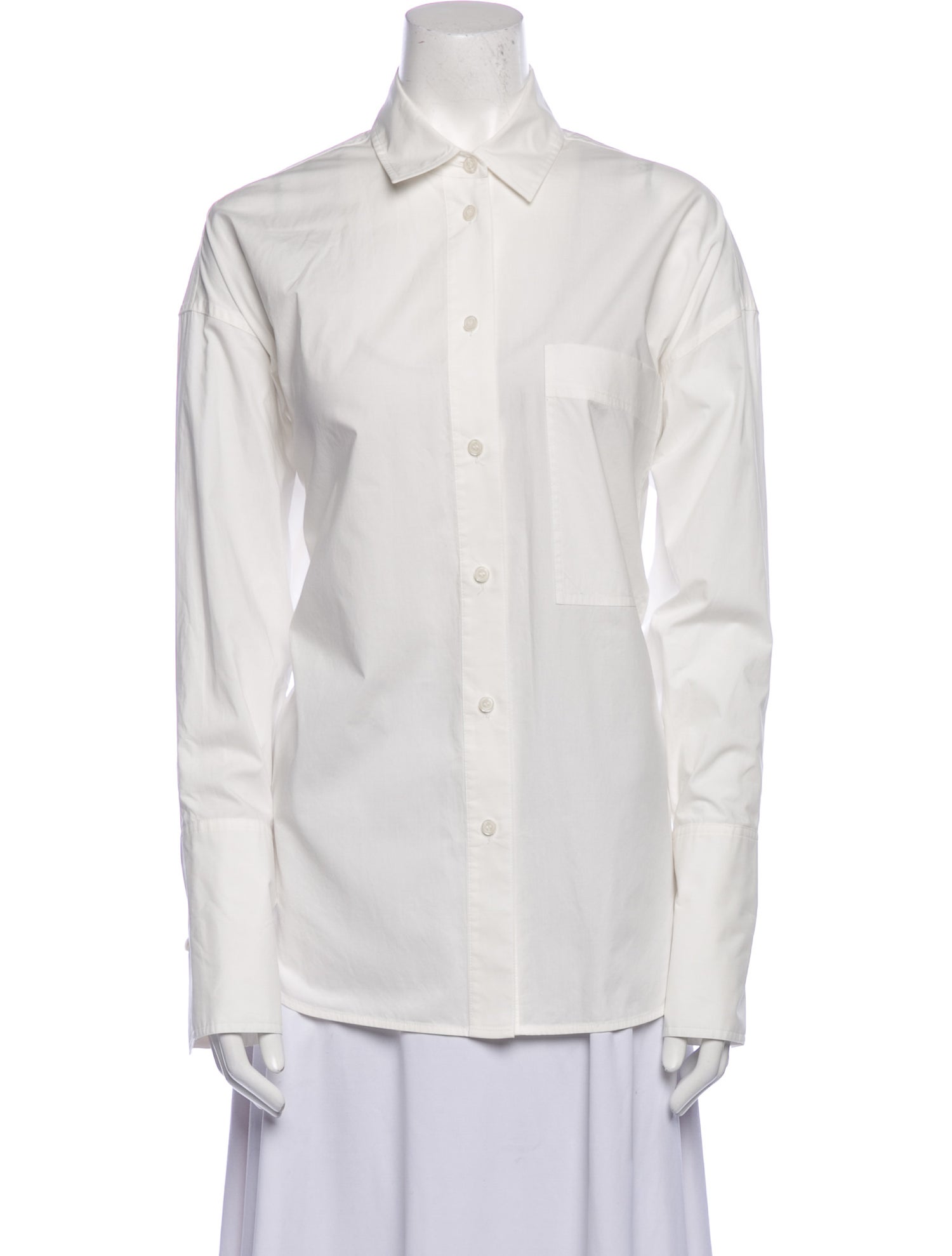 Lee Mathews Long Sleeve Button-Up Top