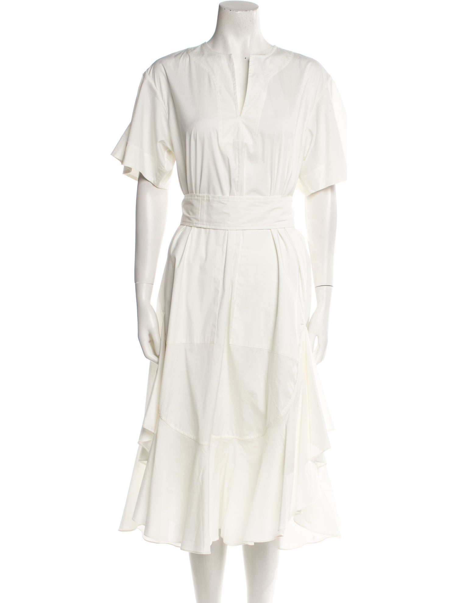 Lee Mathews V-Neck Long Dress w/ Tags