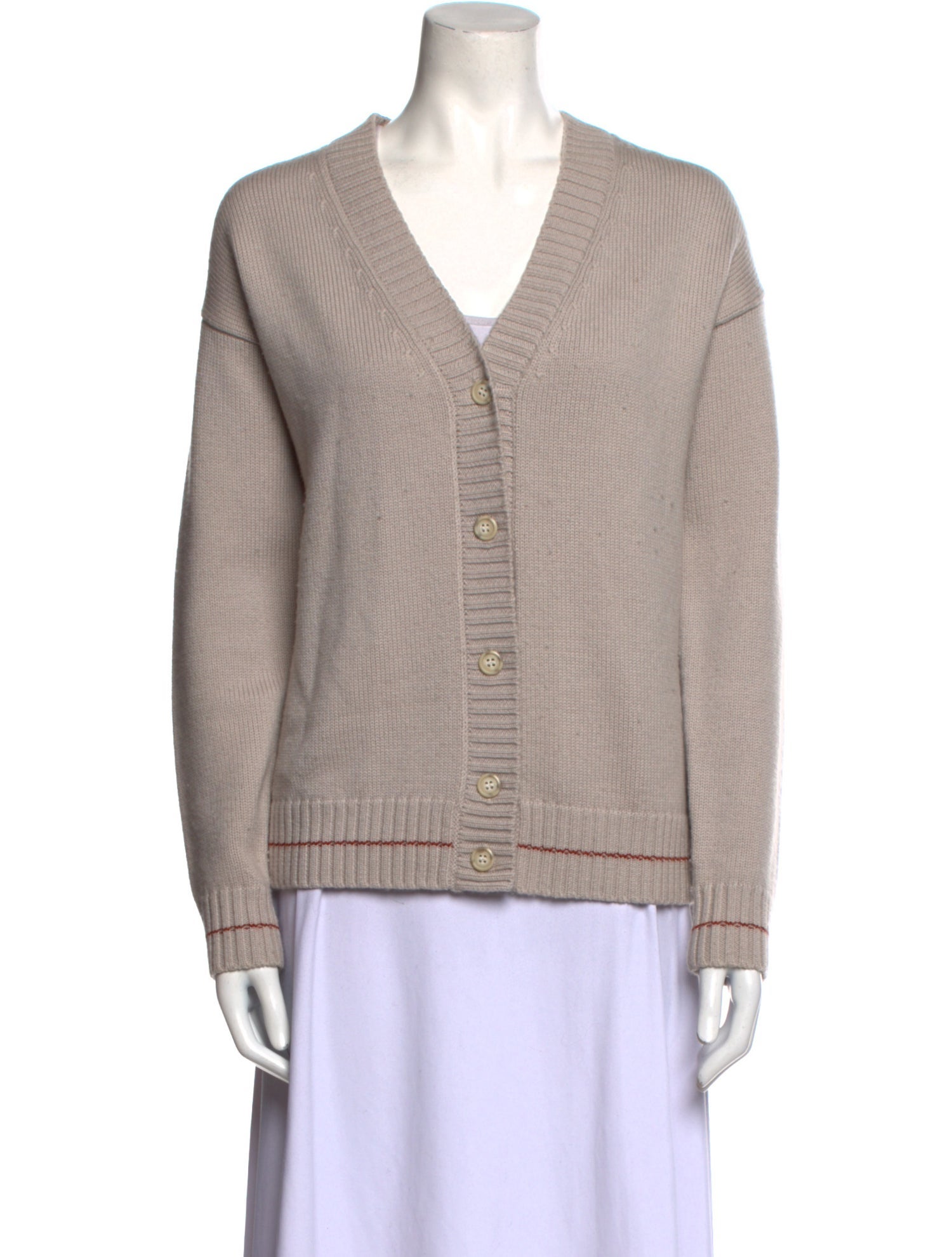 Lee Mathews Merino Wool V-Neck Sweater