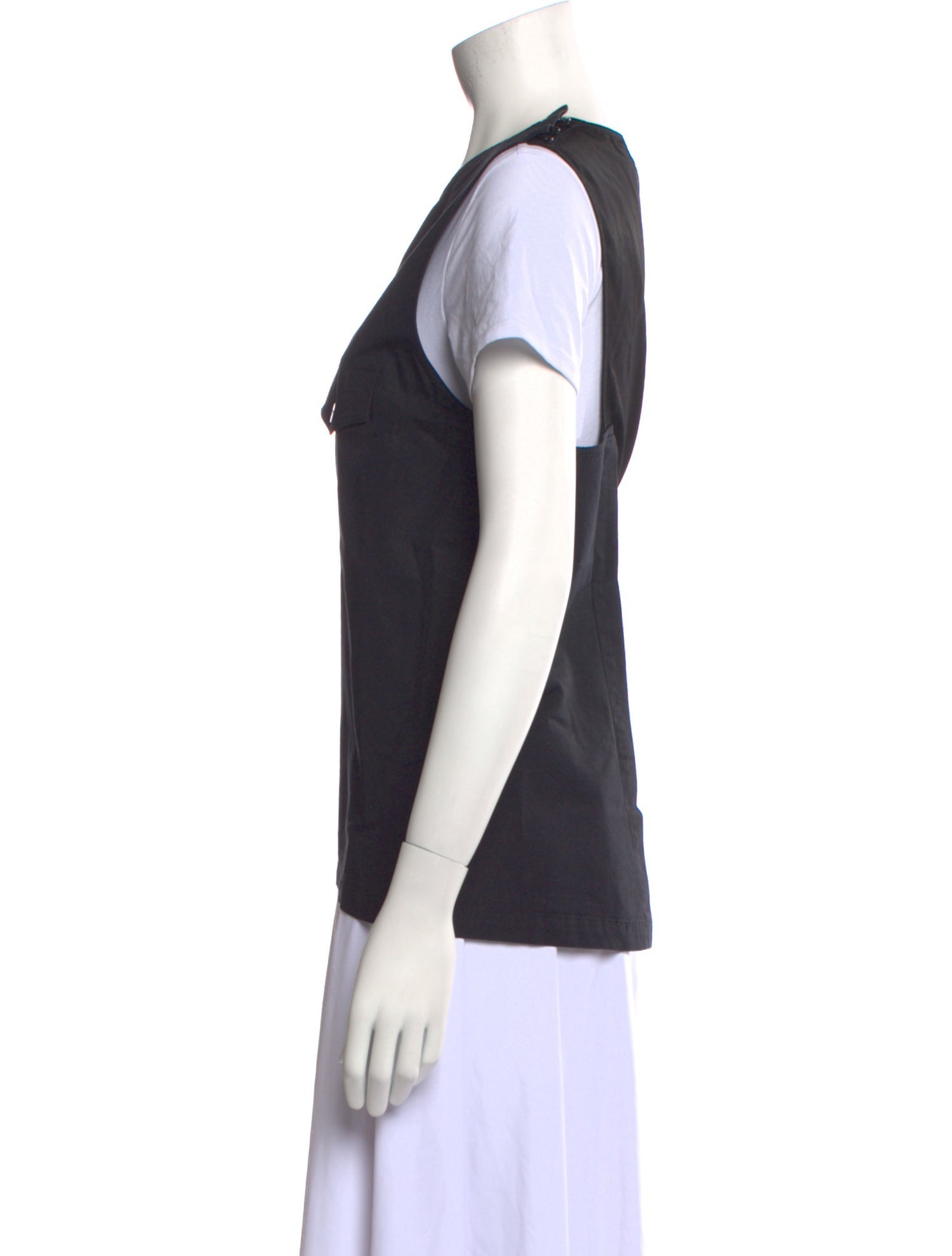 Lee Mathews Silk Scoop Neck T-Shirt