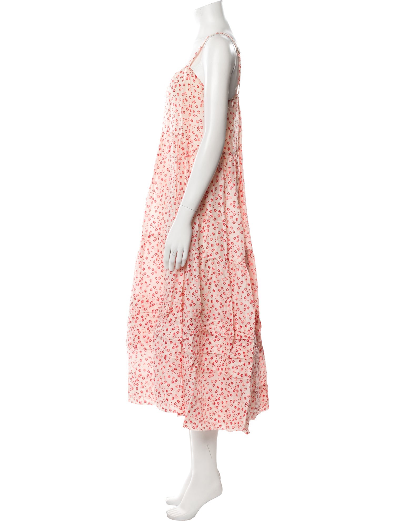 Lee Mathews Floral Print Long Dress