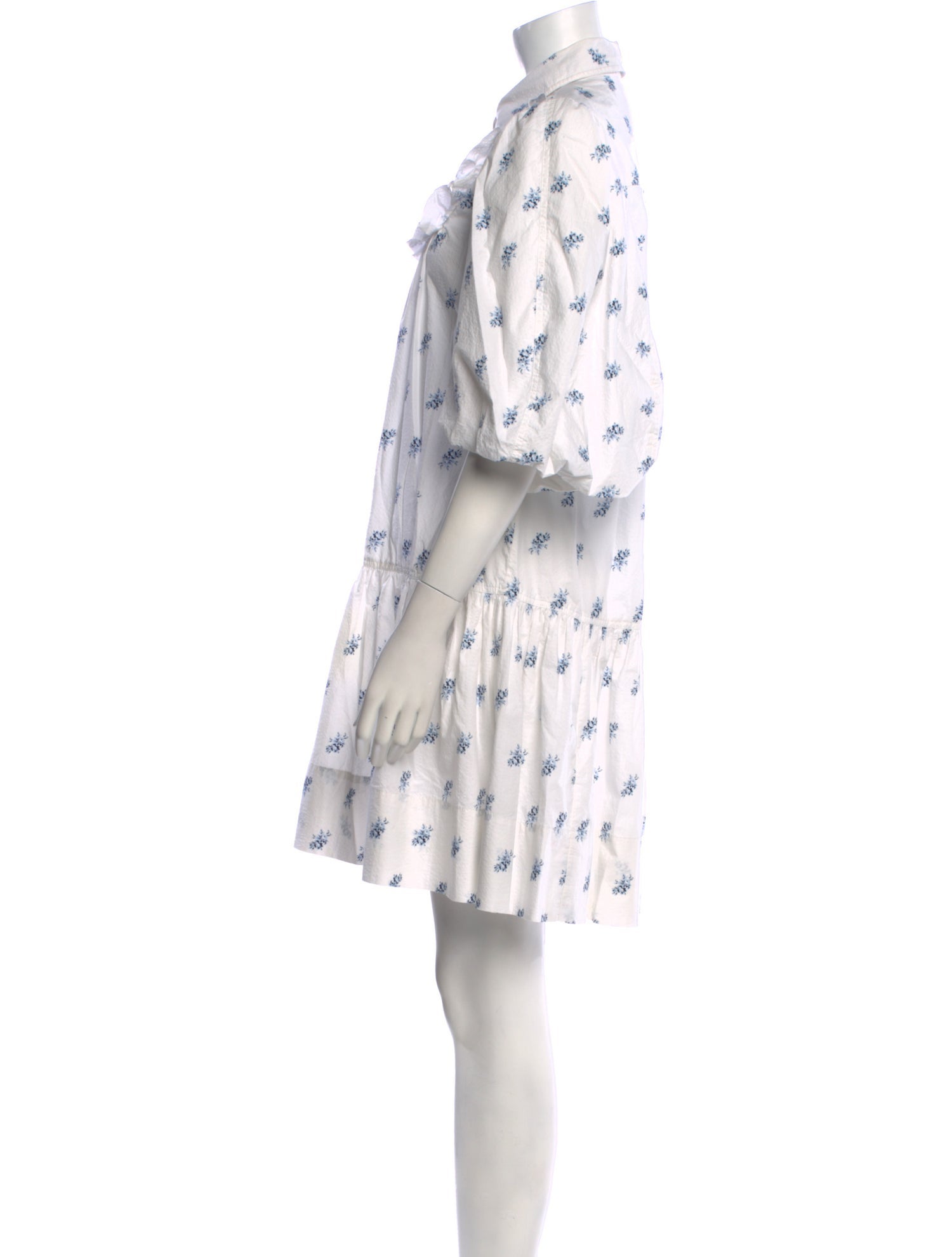 Lee Mathews Floral Print Mini Dress