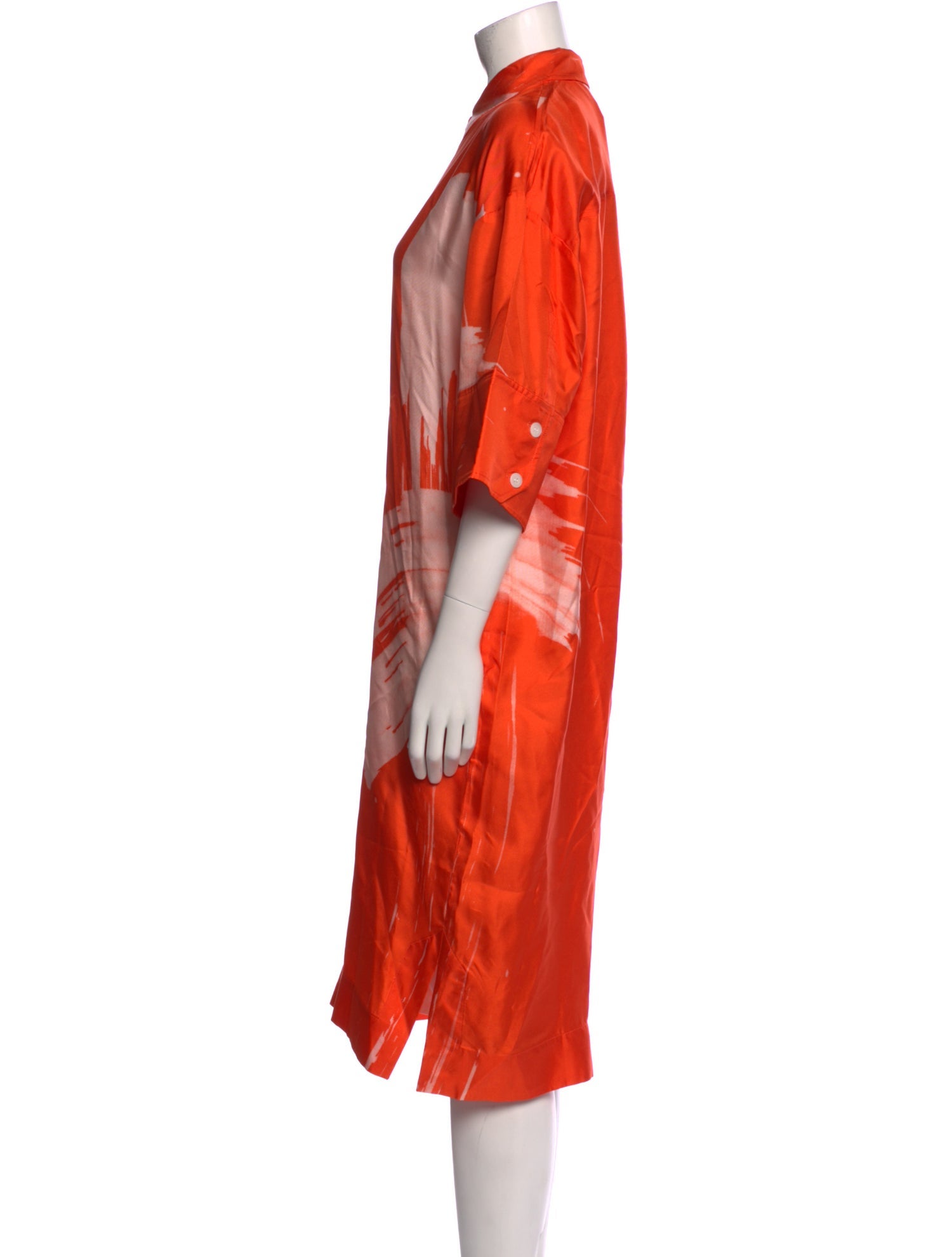 Lee Mathews Silk Midi Length Dress w/ Tags