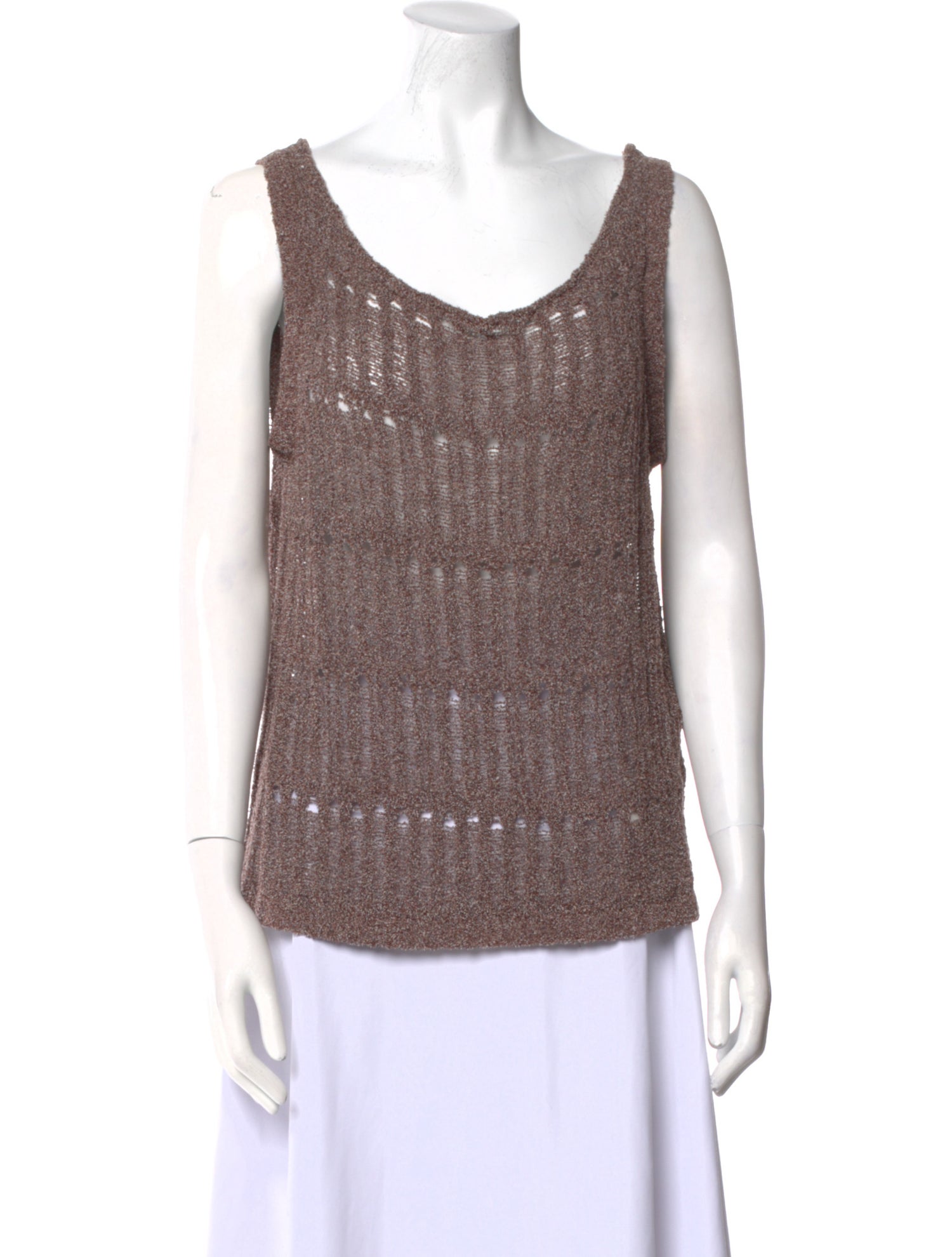 Lee Mathews Scoop Neck Sleeveless Top