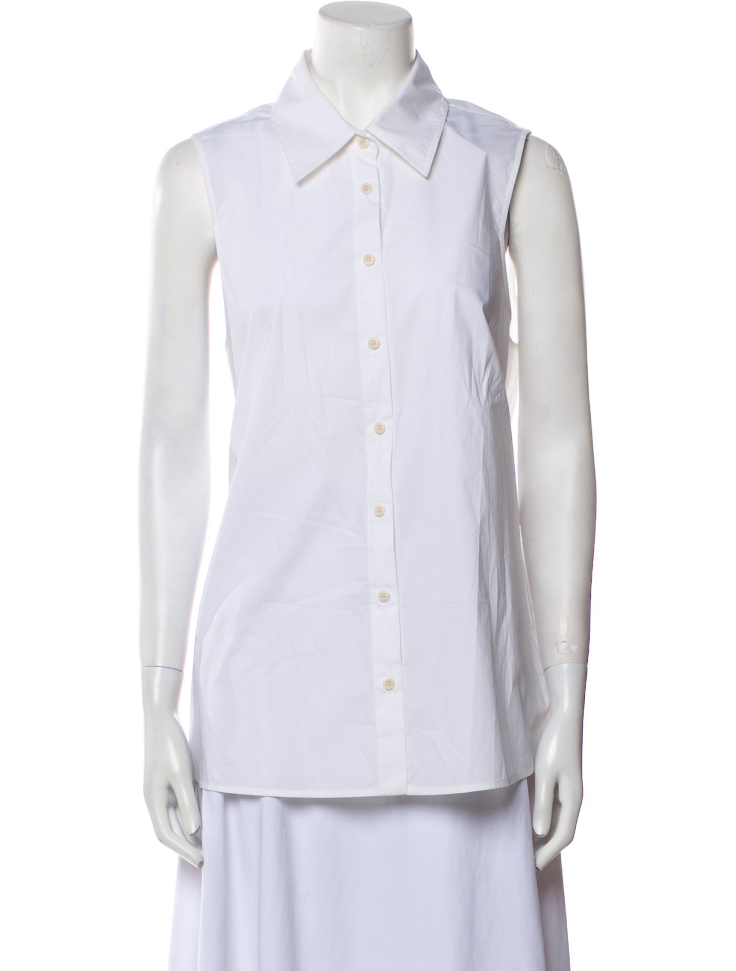 Lee Mathews Sleeveless Button-Up Top w/ Tags