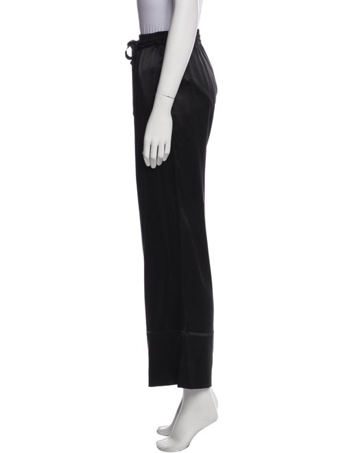 Lee Mathews Silk Ruffle Embellishment Nightgown