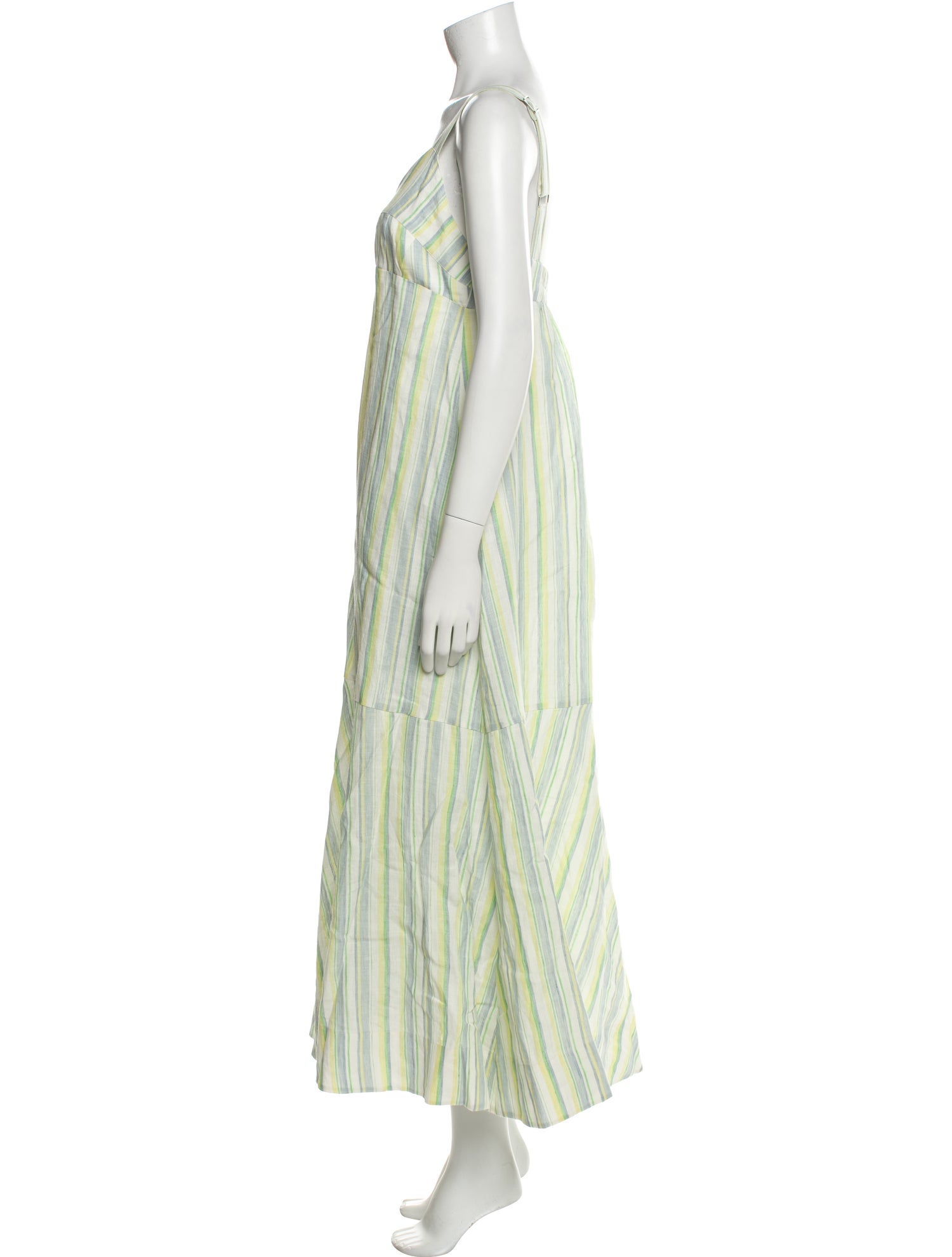 Lee Mathews Linen Long Dress