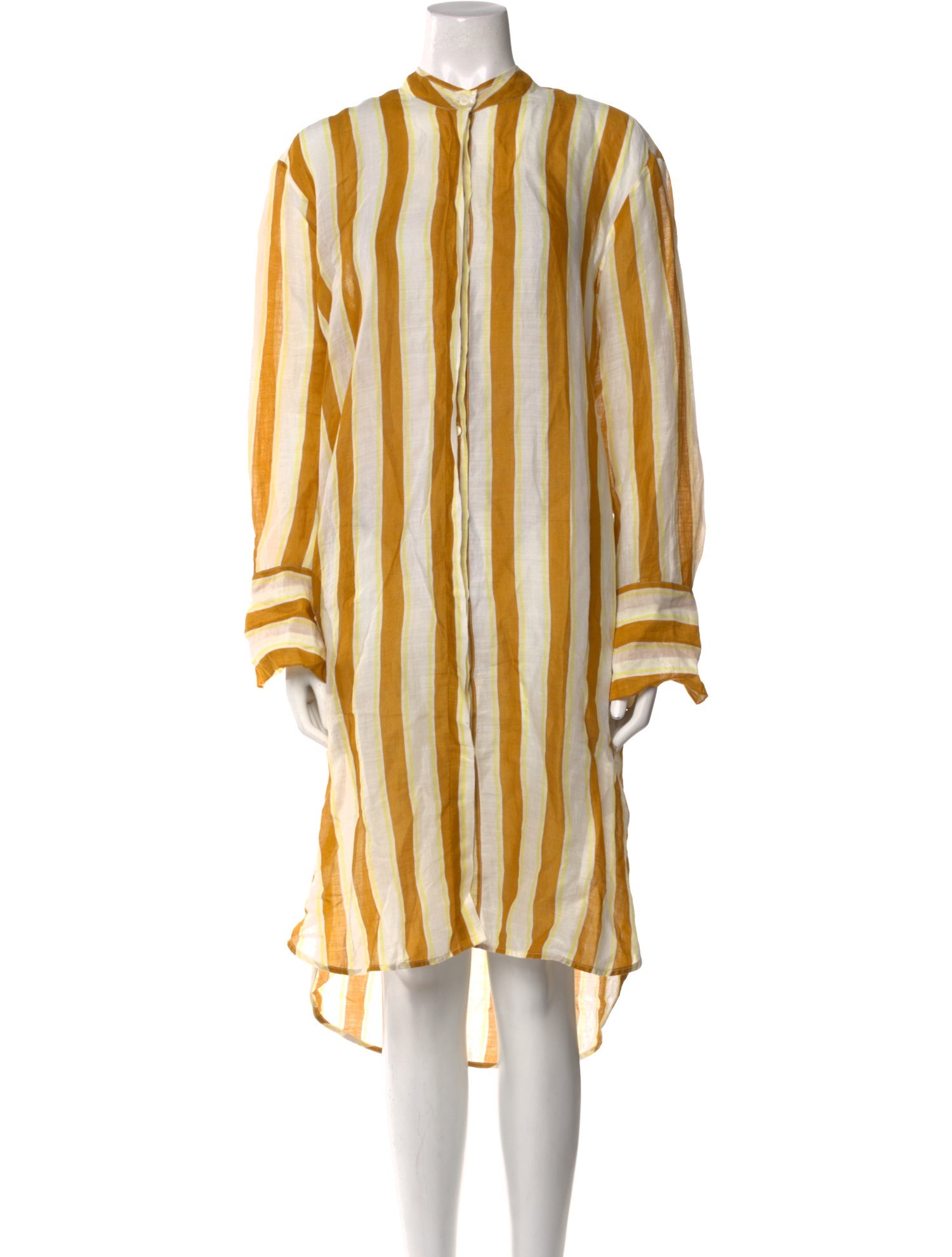 Lee Mathews Linen Midi Length Dress