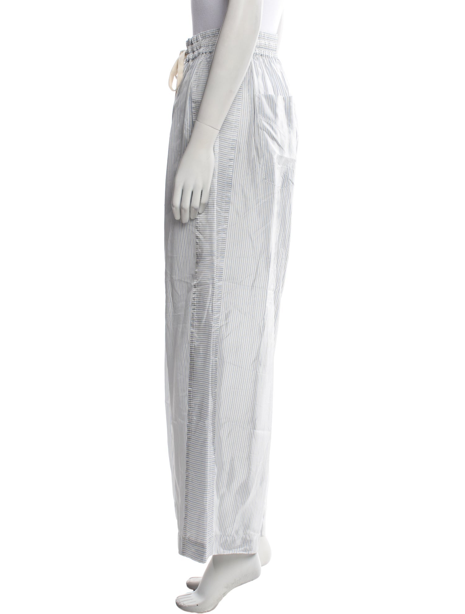 Lee Mathews Striped Wide Leg Pants