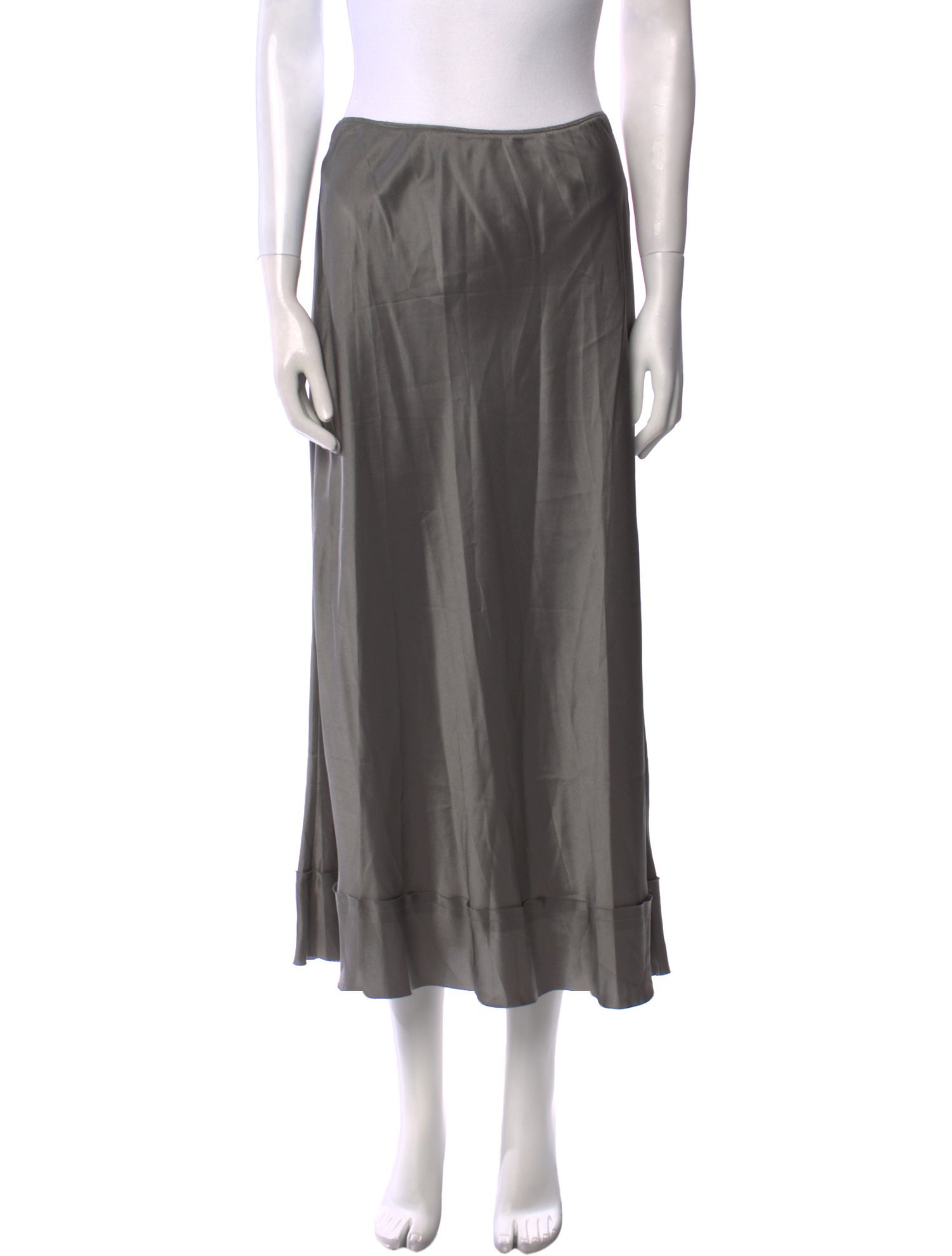 Lee Mathews Silk Midi Length Skirt w/ Tags