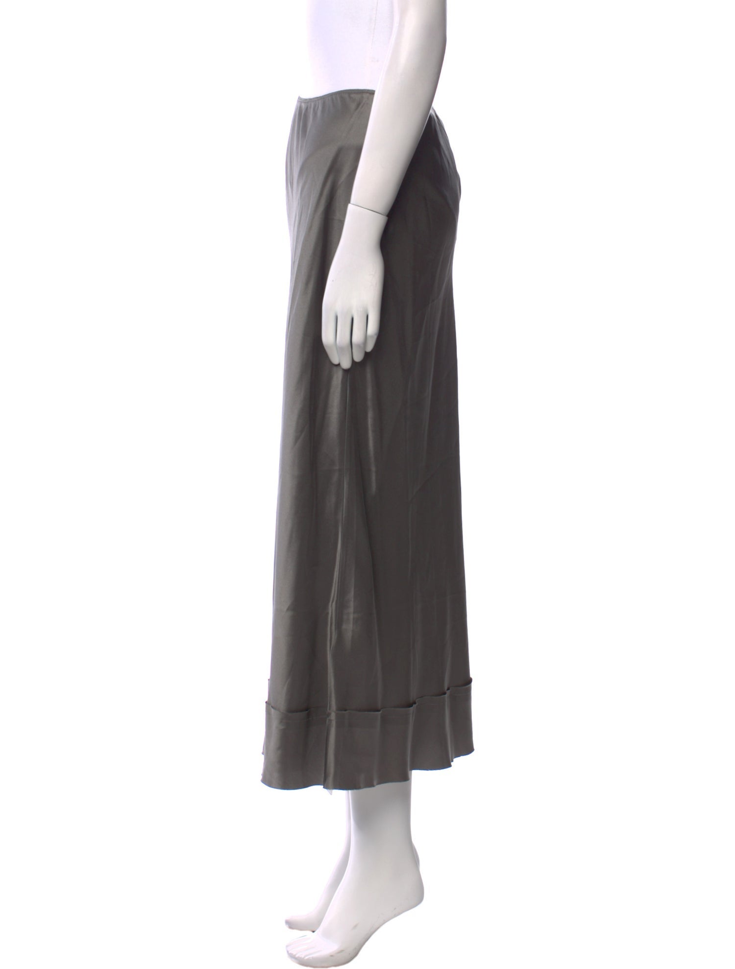 Lee Mathews Silk Midi Length Skirt w/ Tags