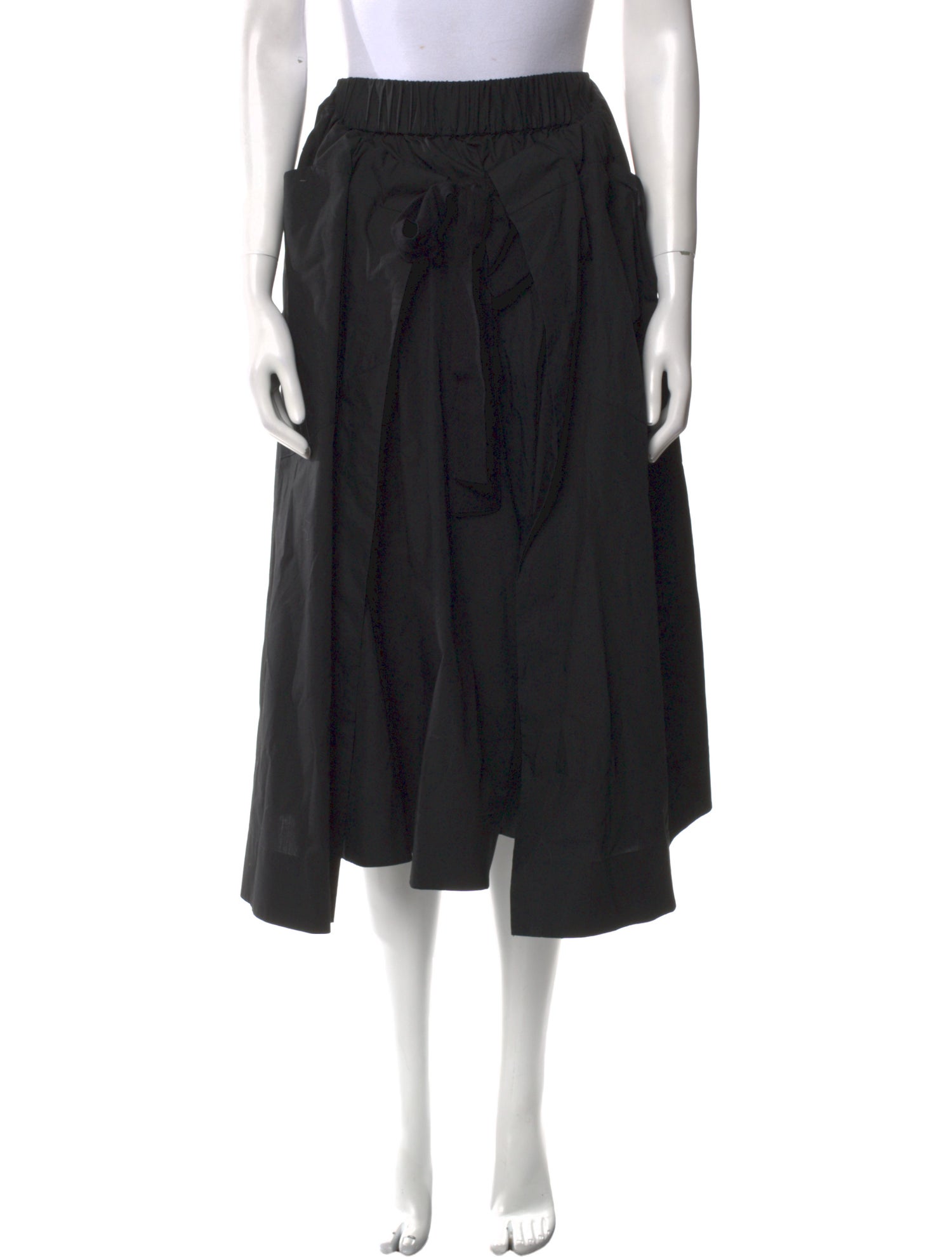 Lee Mathews Silk Midi Length Skirt